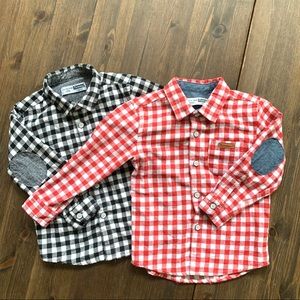 👦🏻 2x Plaid Shirts